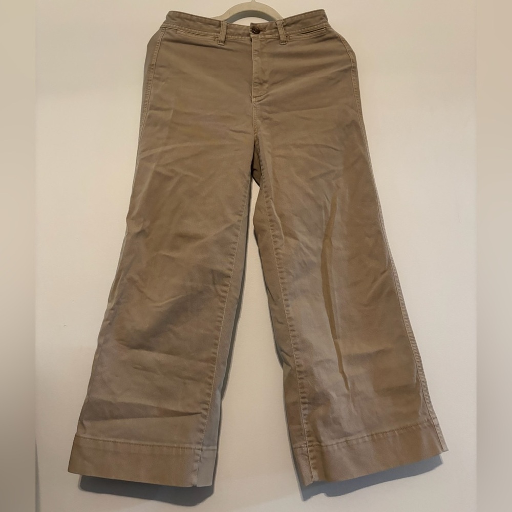 GAP high rise wide leg crop